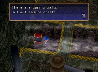 Spring salts in chest. Spring salts in chest.
