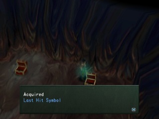last hit symbol in a chest