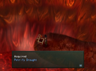 petrify draught in a chest