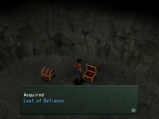 leaf of defiance in a chest