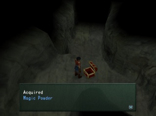 magic powder in a chest