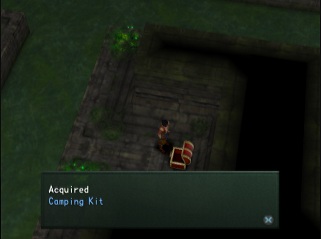 camping kit in chest