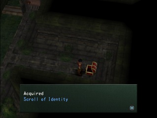 scroll of identity in chest
